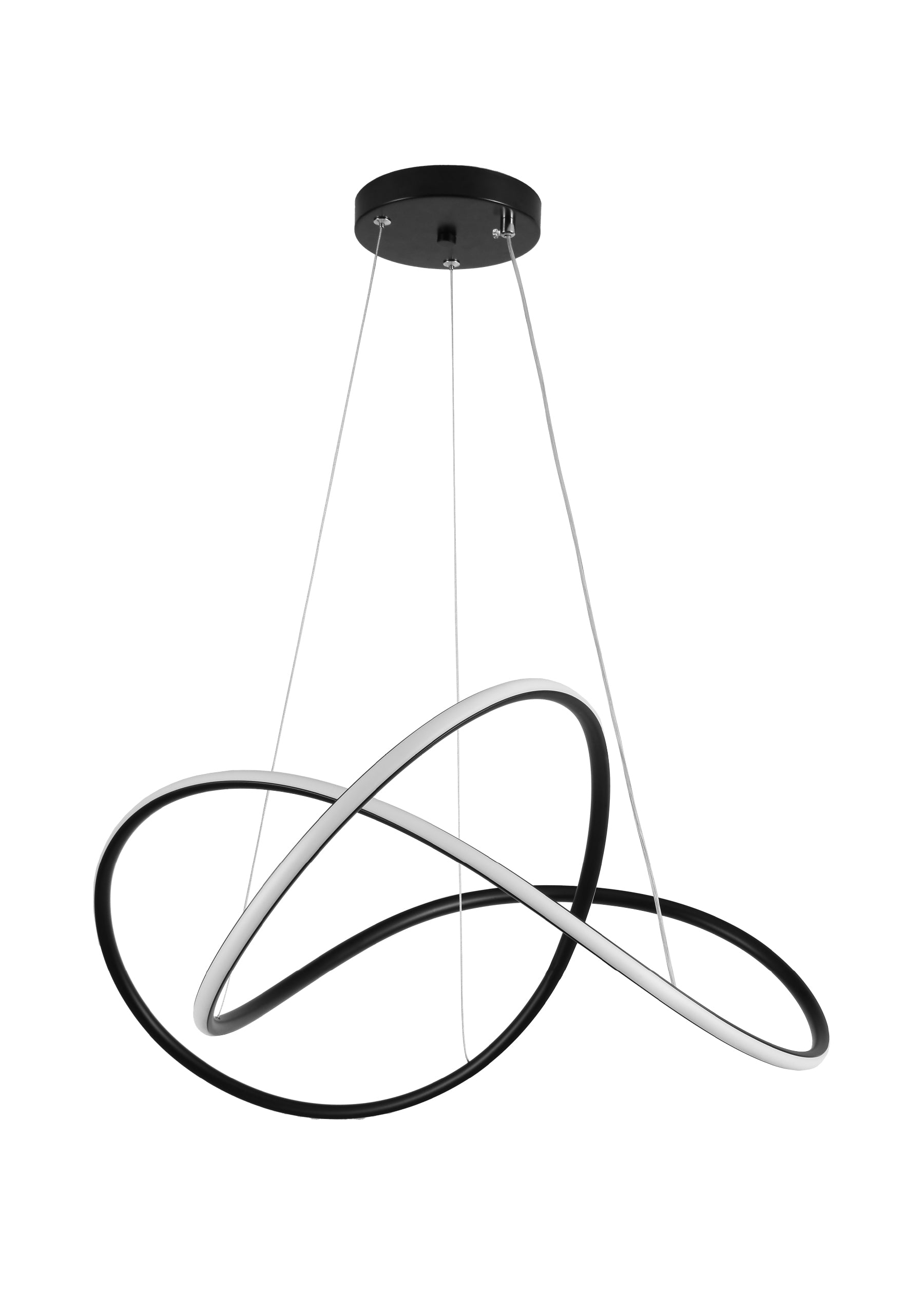 Lámpara Colgante Negra – DI-180-BK-CCT-Z