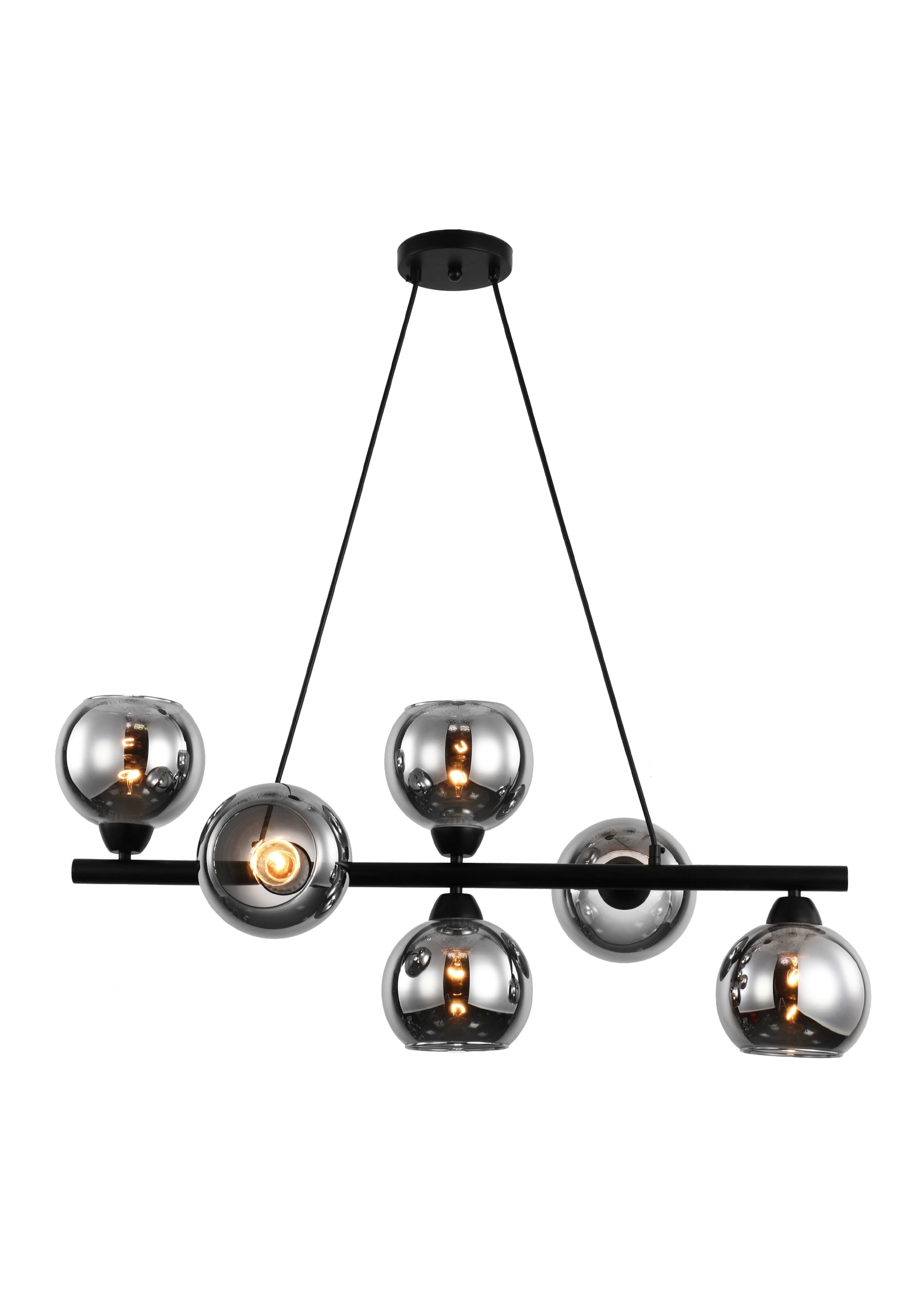 Lámpara Colgante Negra – DI-200-BK-Z