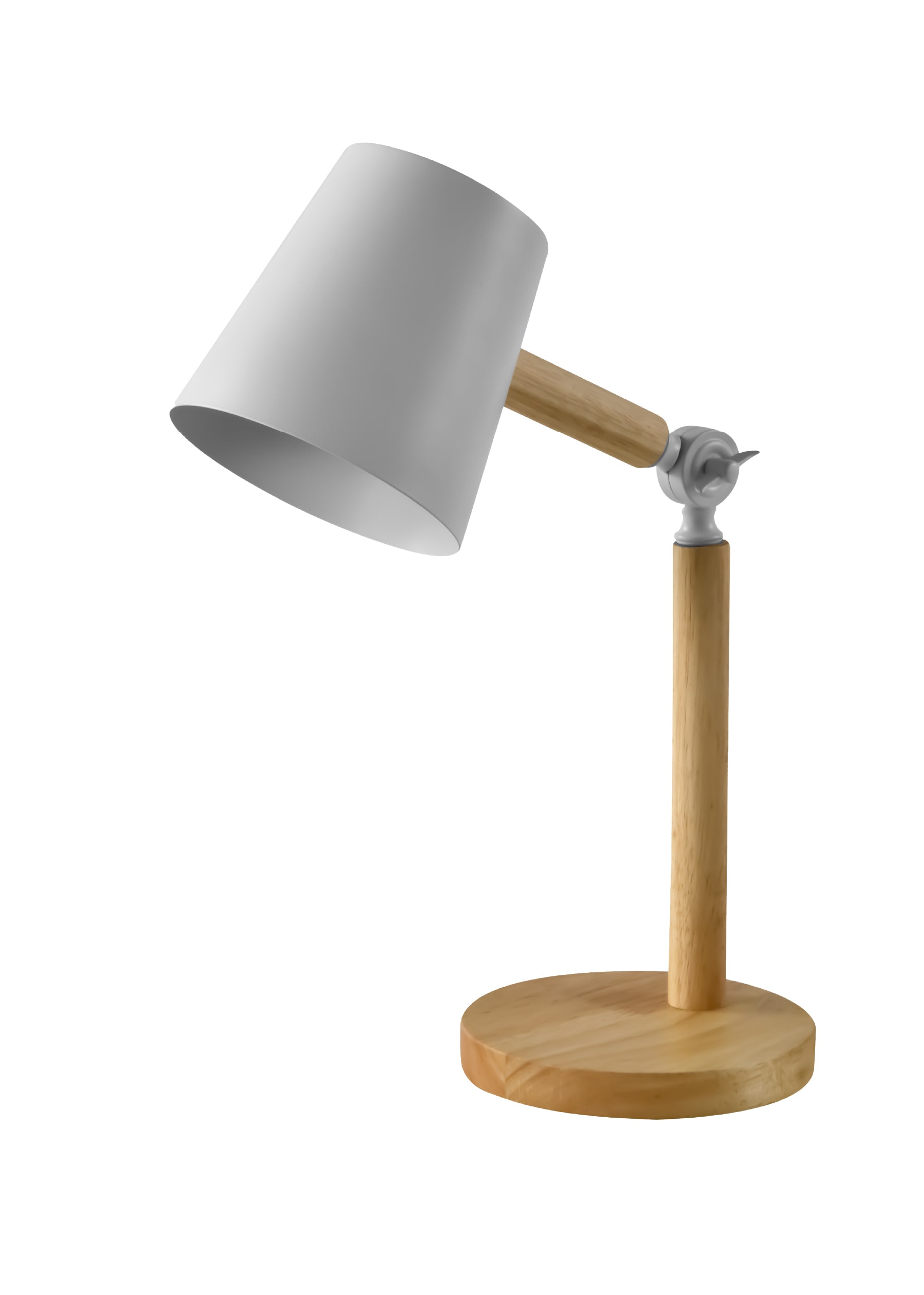 Lámpara de Mesa y Pie Blanca – DI-315-WH-Z
