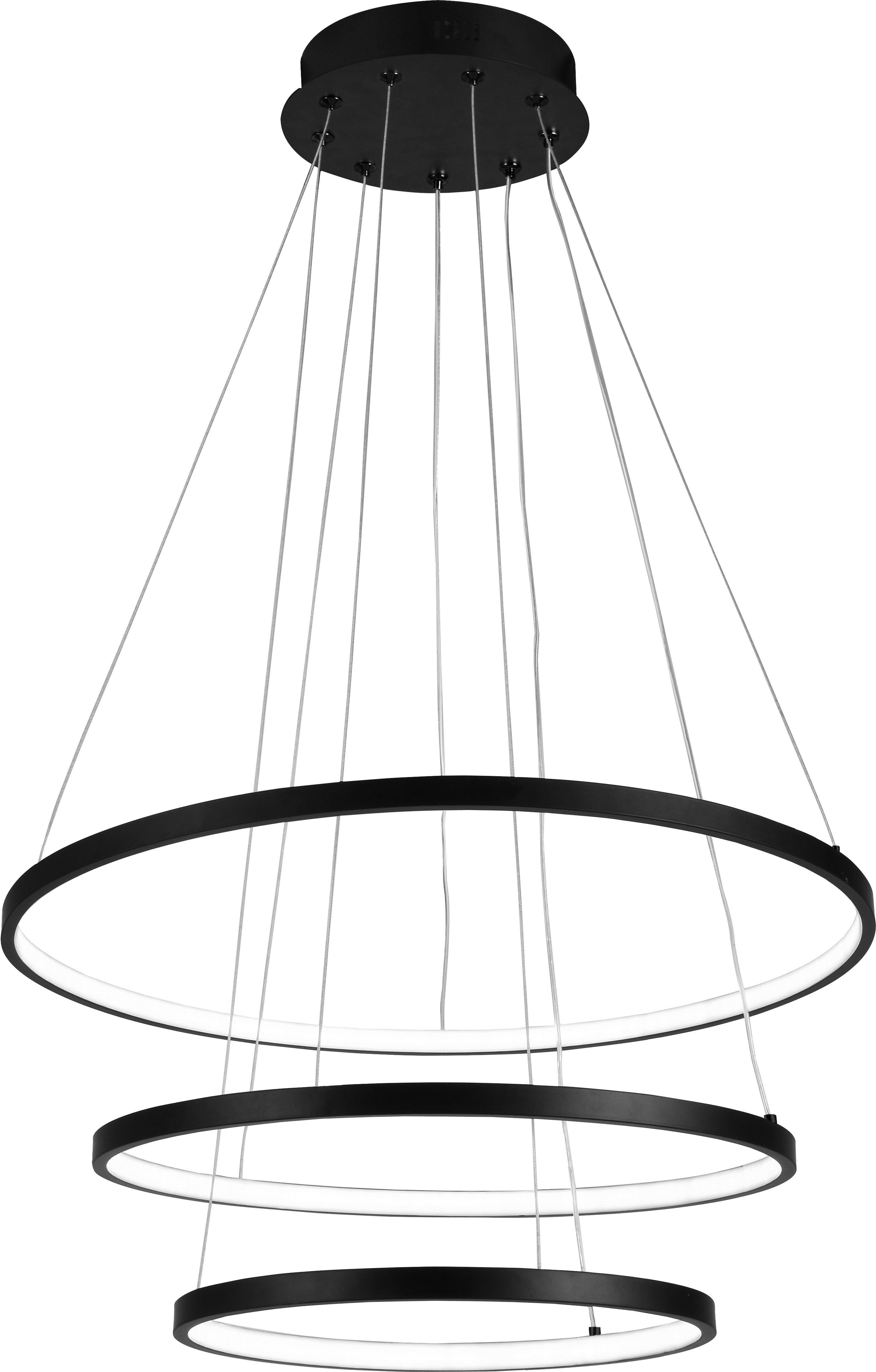 Lámpara Colgante Negra – DI-378-BK-30K-Z
