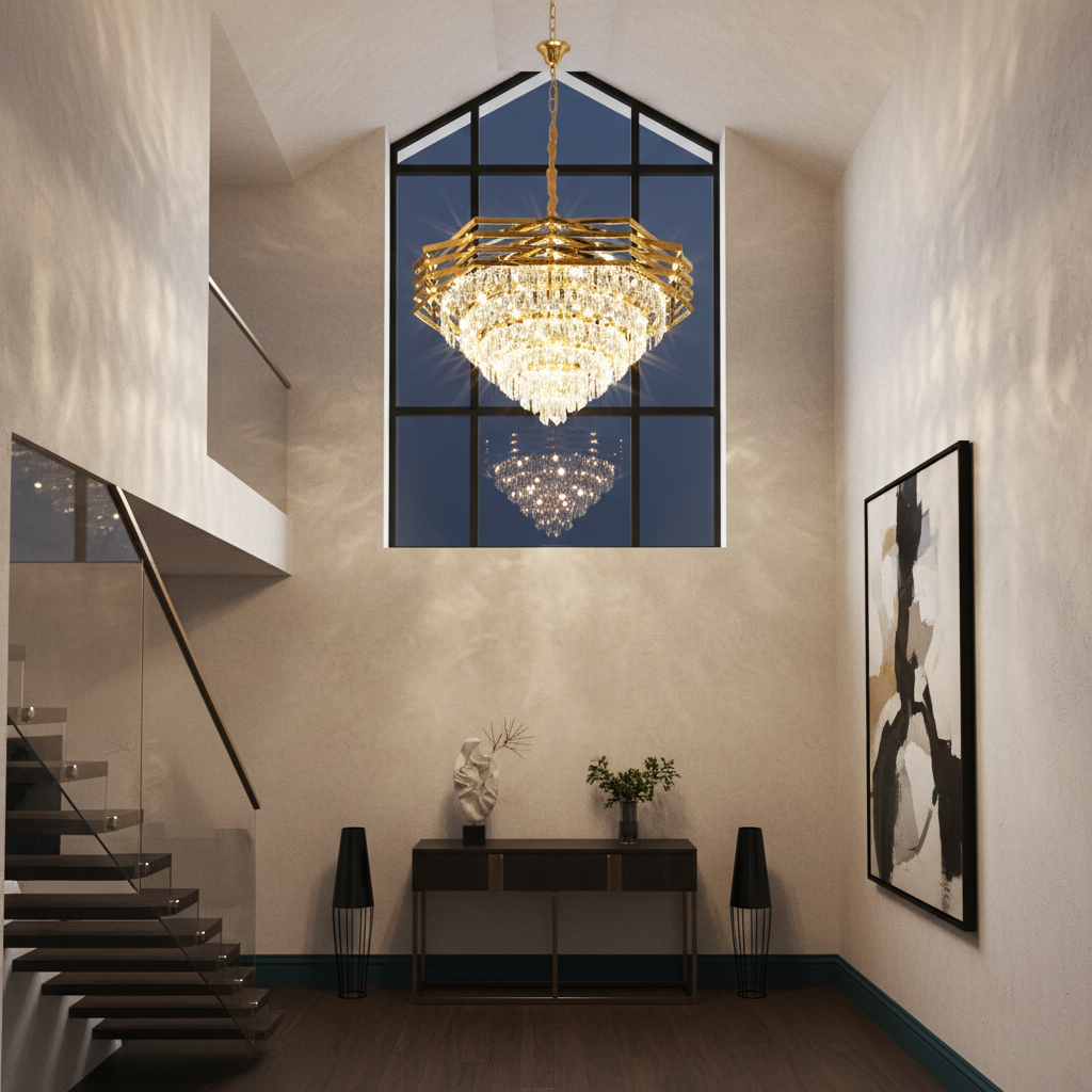 Candelabro de Cristal Dorado – DI-551-GD-Z