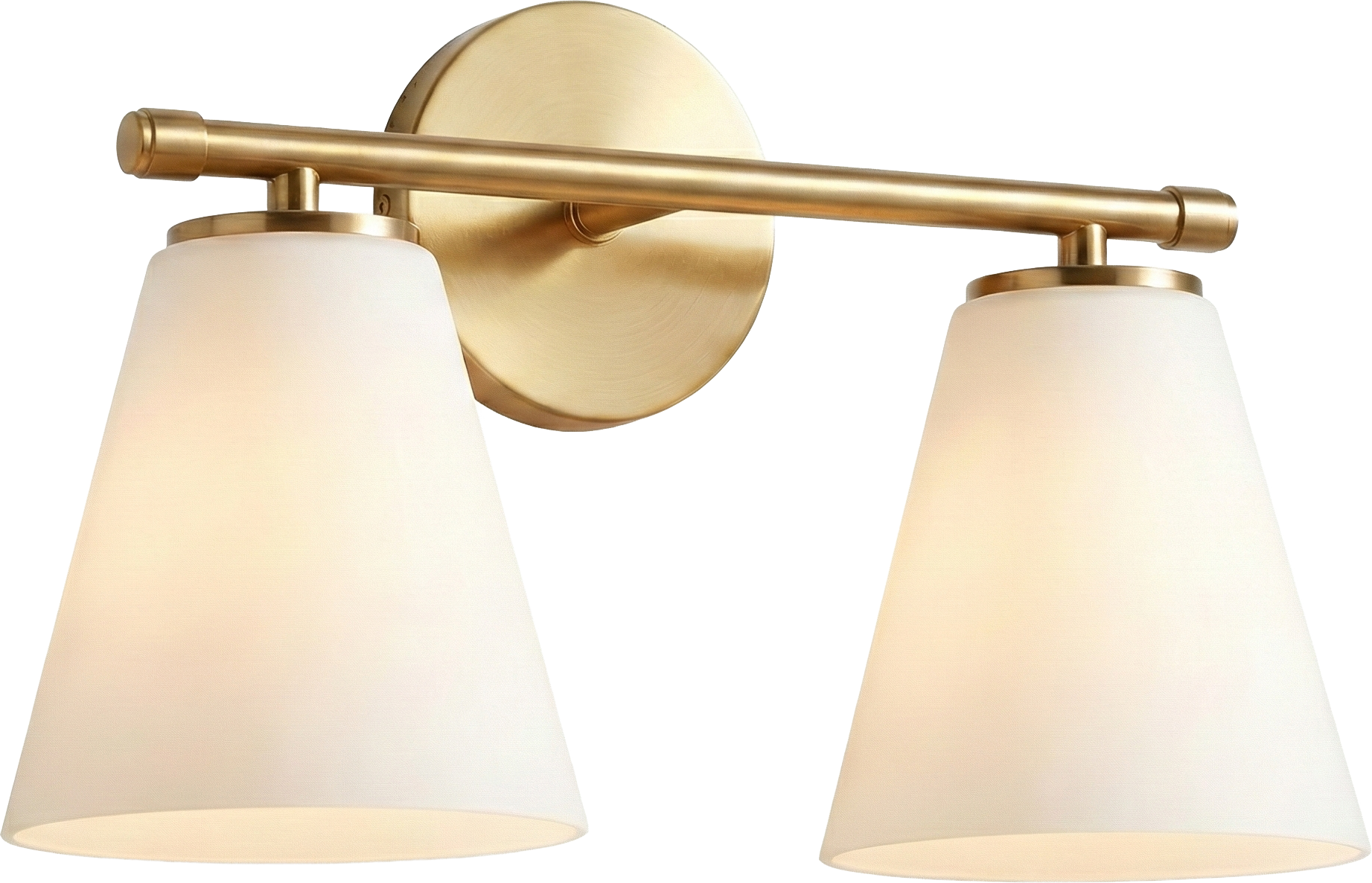 Barra de Baño Dorada de 2 Luces – DI-566-GD-Z