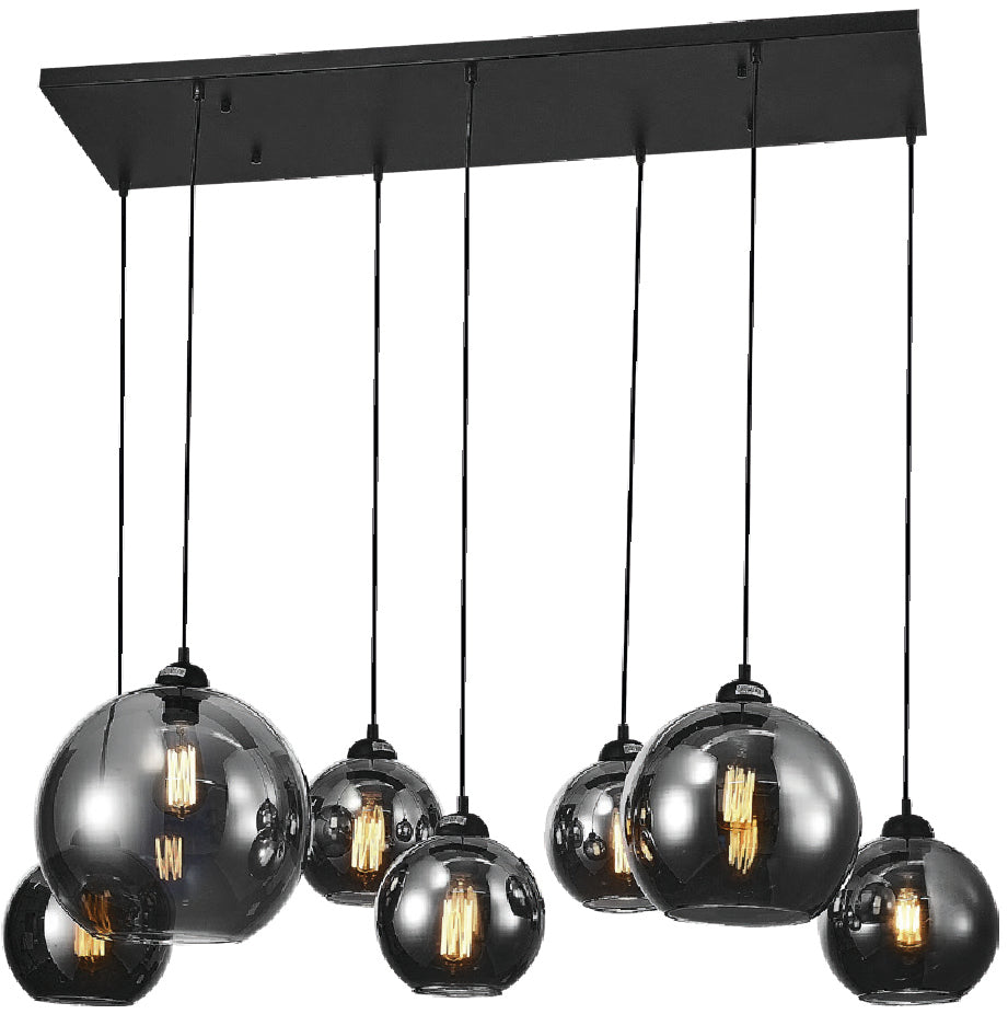 Lámpara Colgante Negra – DI-58-BK-Z