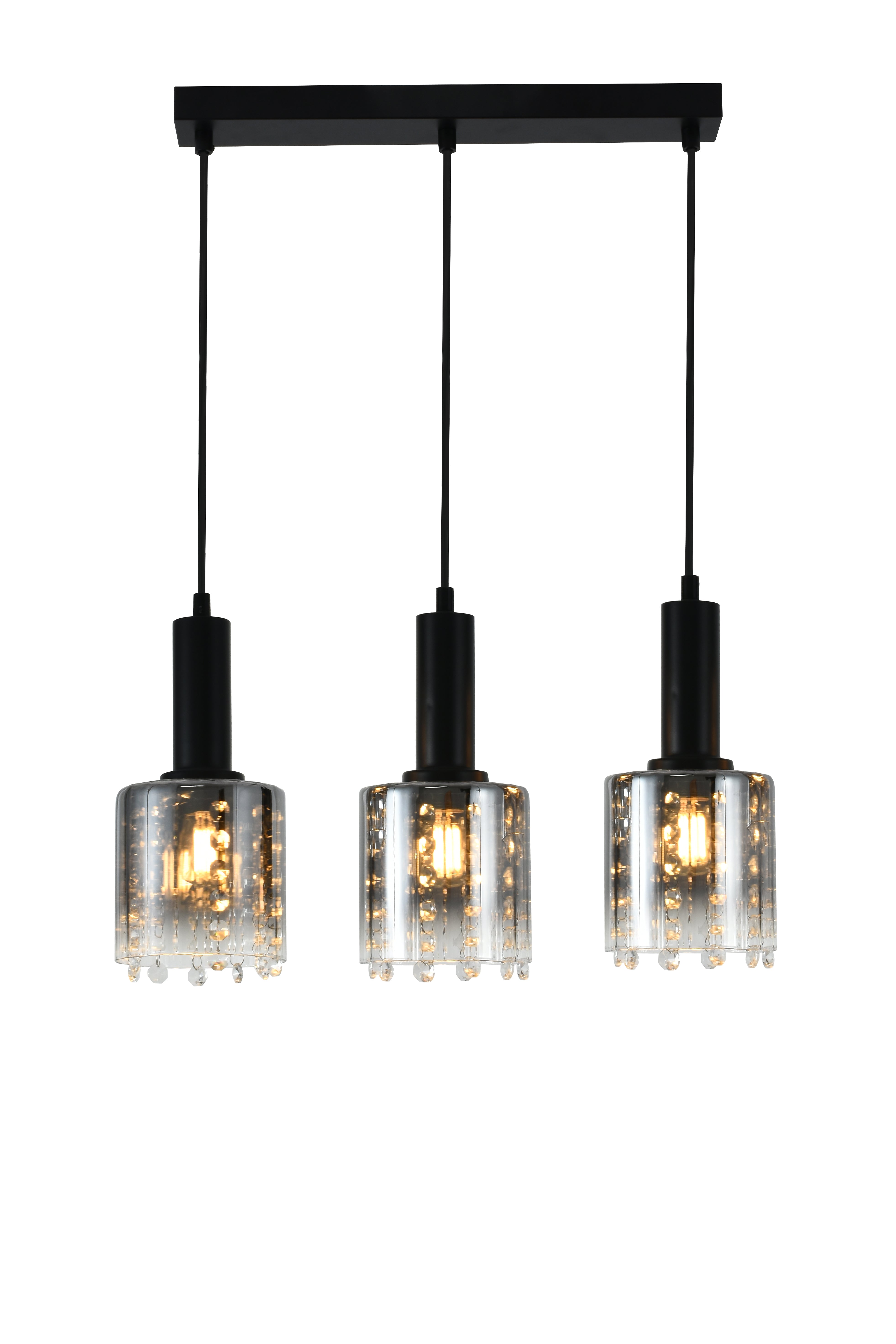 Lámpara Colgante Negra – DI-593-BK-Z