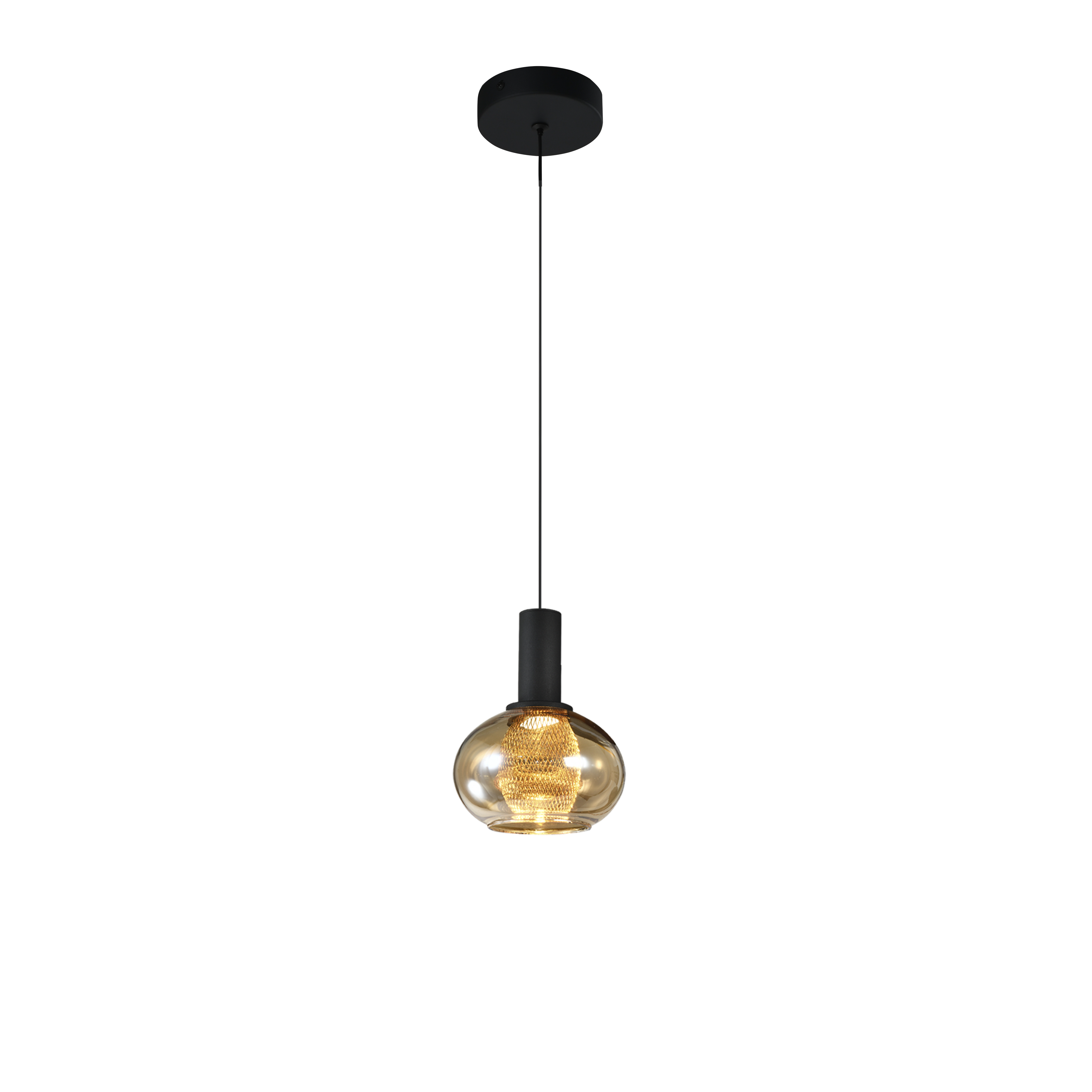Lámpara Colgante Negra – DI-623-BK-30K-Z