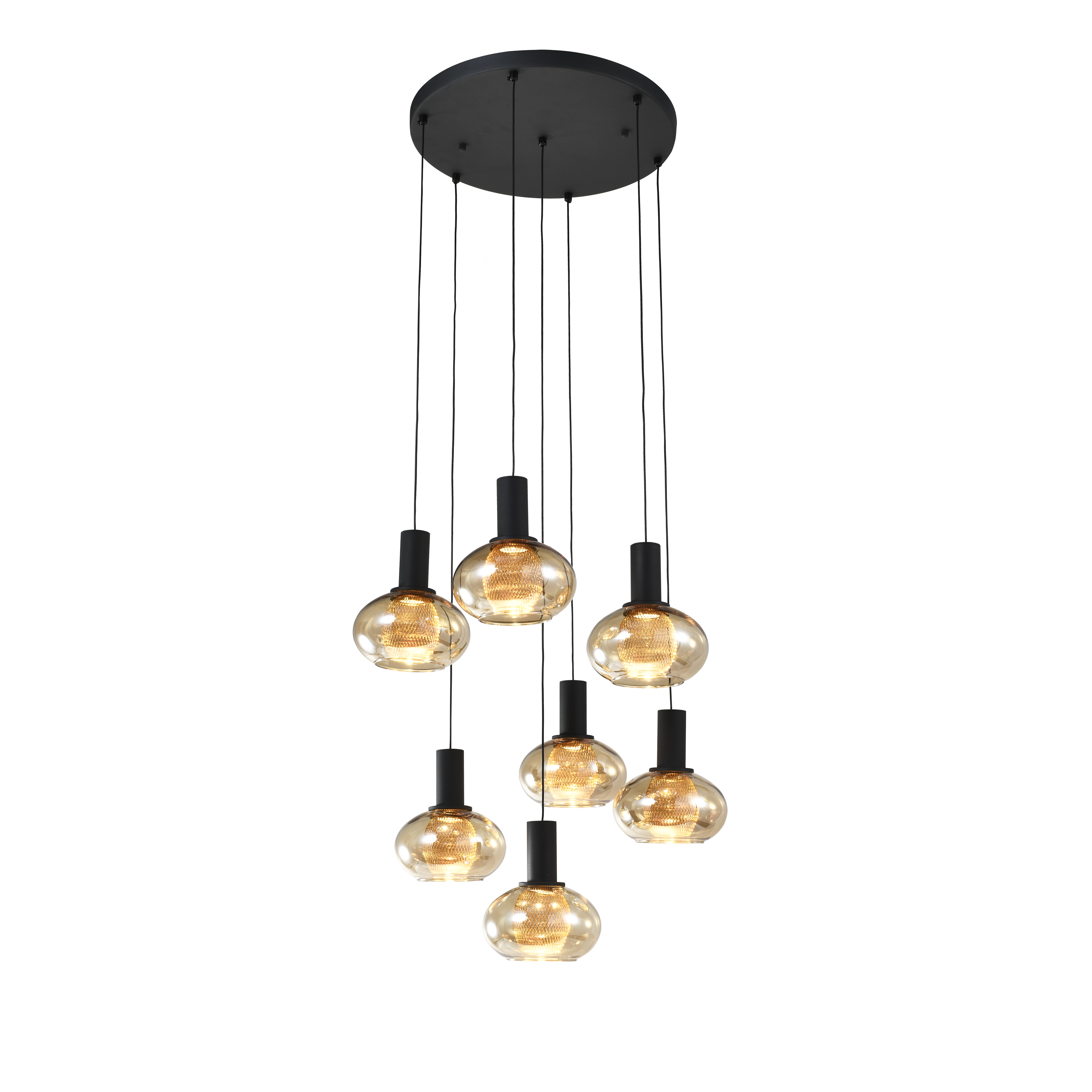 Lámpara Colgante Negra – DI-625-BK-30K-Z