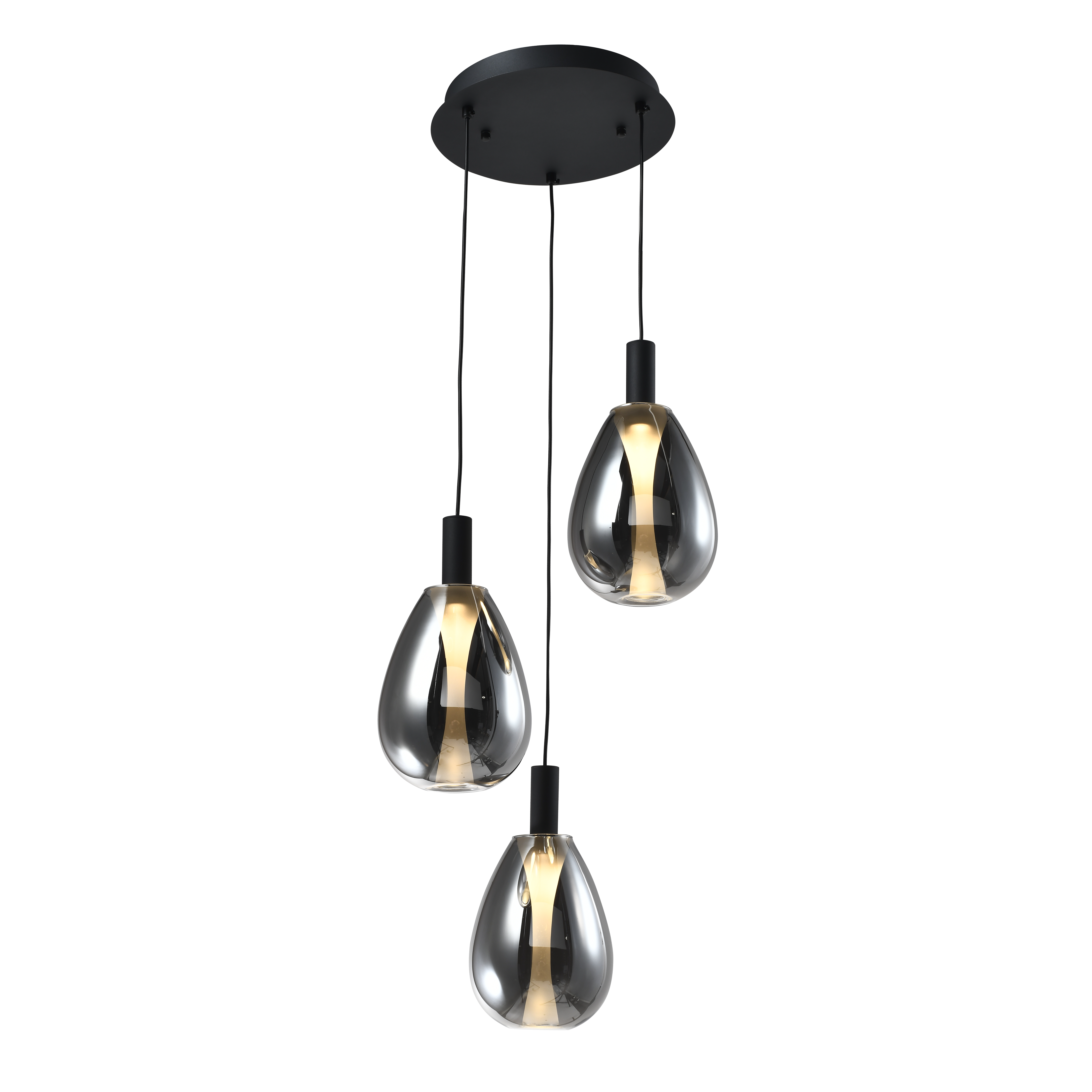 Lámpara Colgante Negra – DI-628-BK-30K-Z
