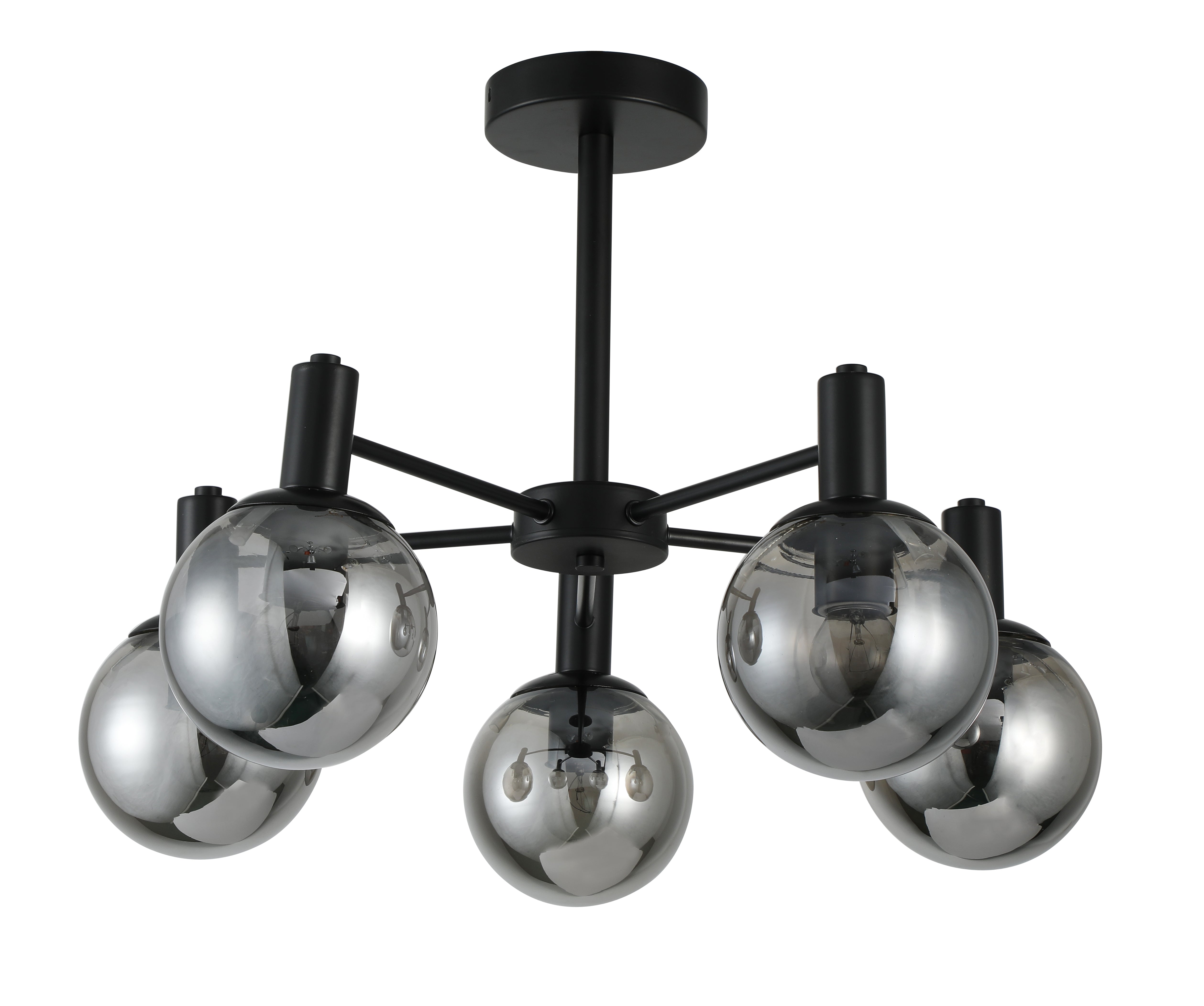 Lámpara Colgante Negra – DI-668-BK-Z
