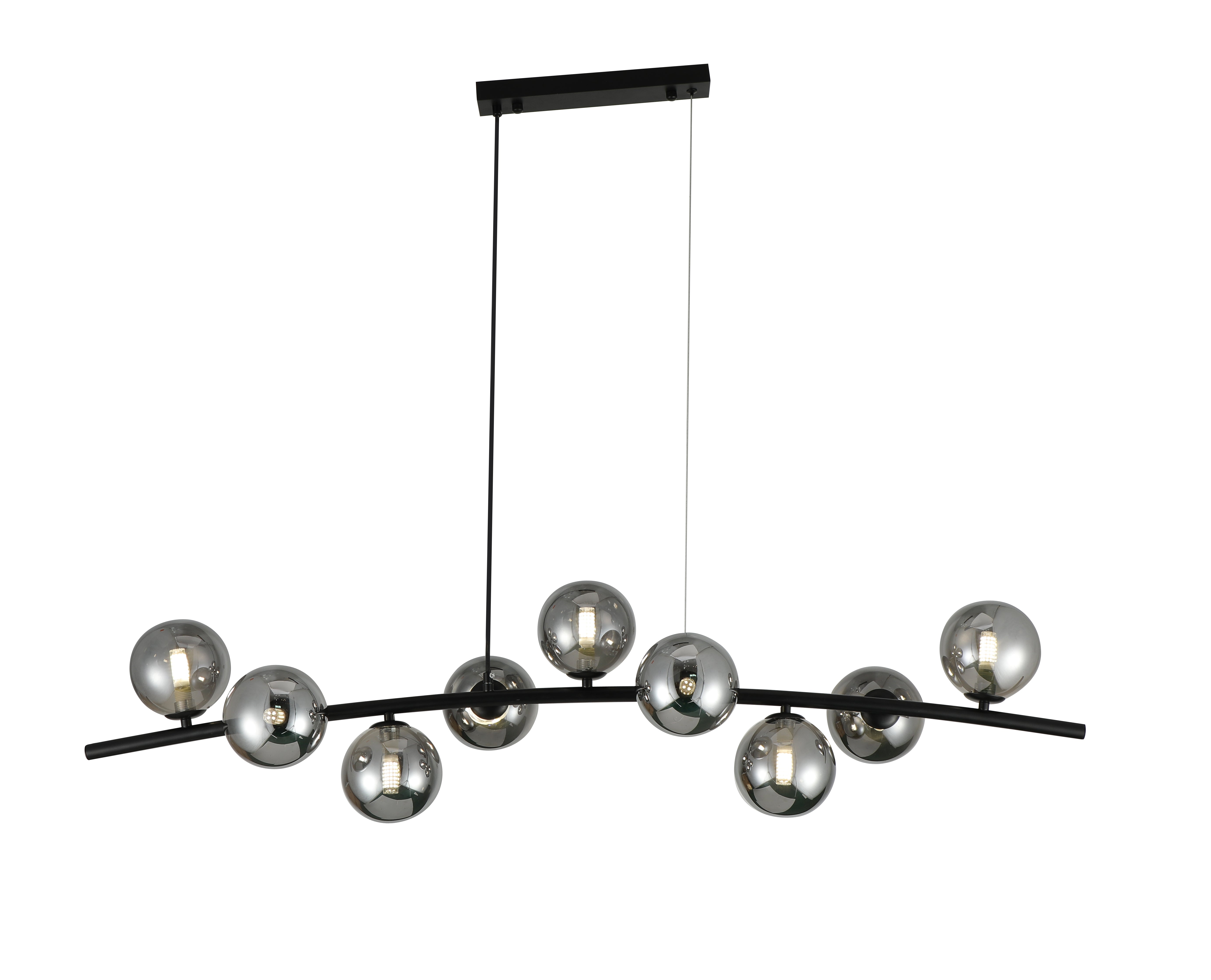 Lámpara Colgante Negra – DI-673-BK-Z