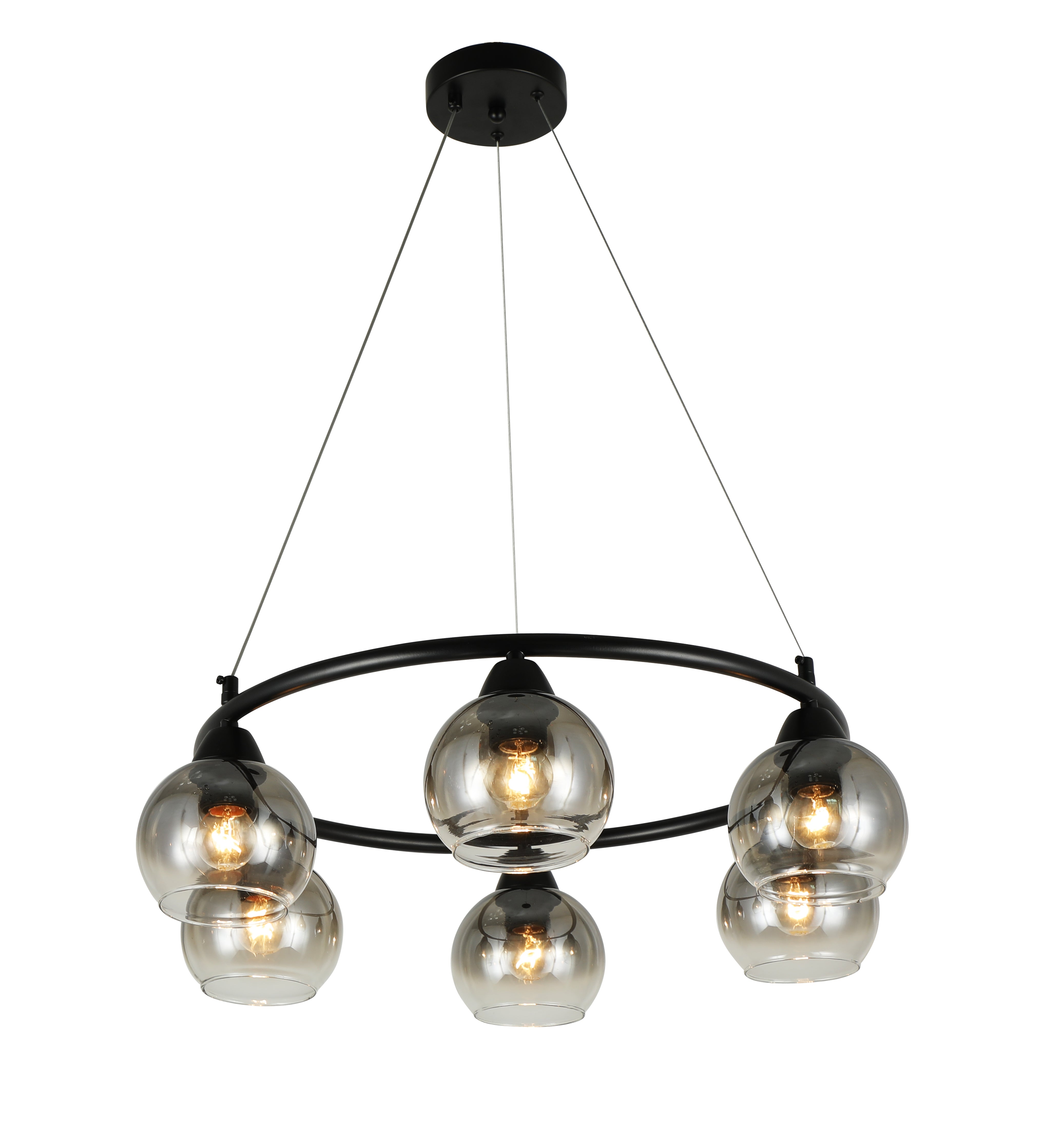 Lámpara Colgante Negra – DI-674-BK-Z