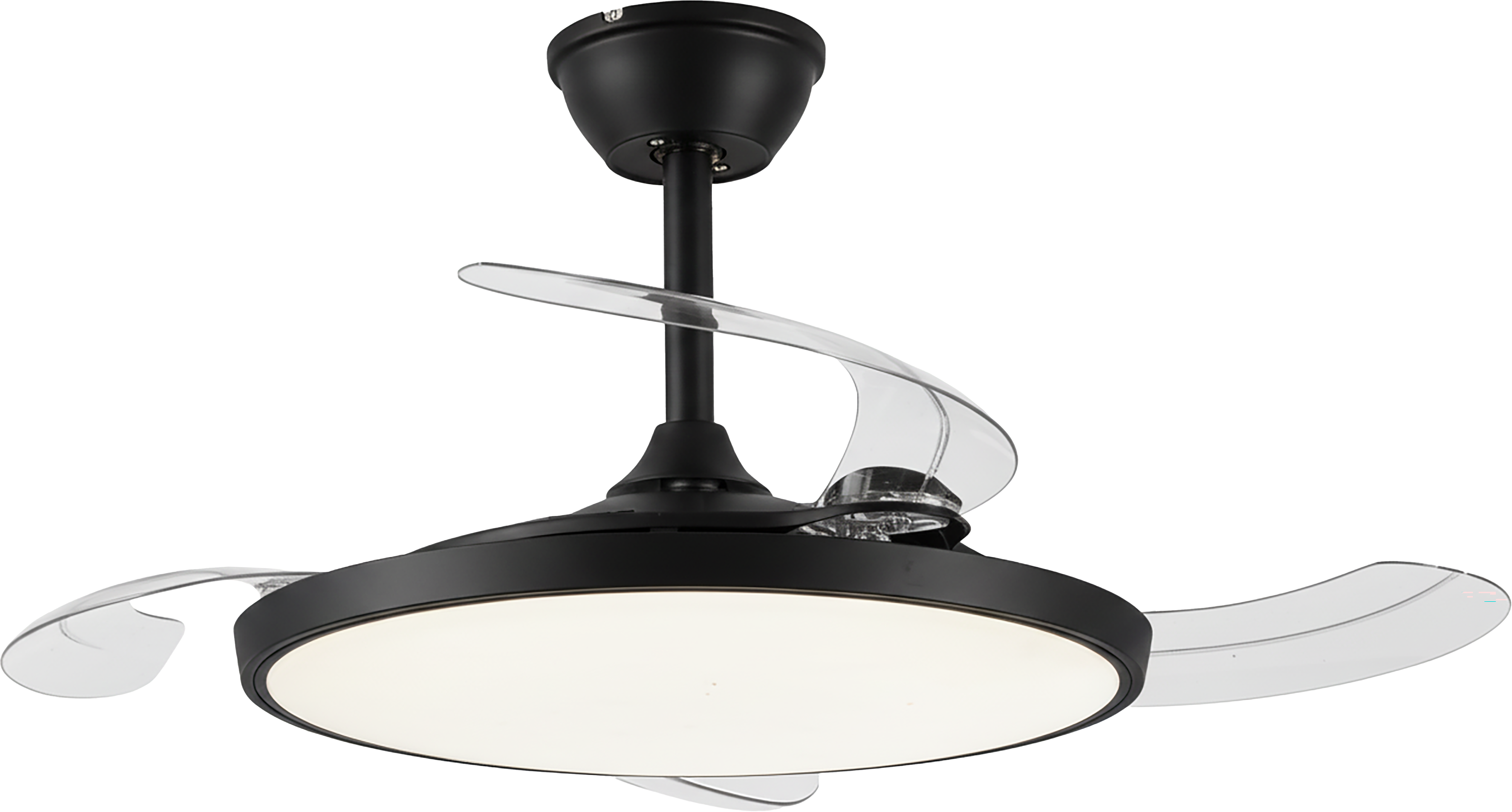 Ventilador de Techo Negro con Luz – FAN-36-BK-CCT-Z