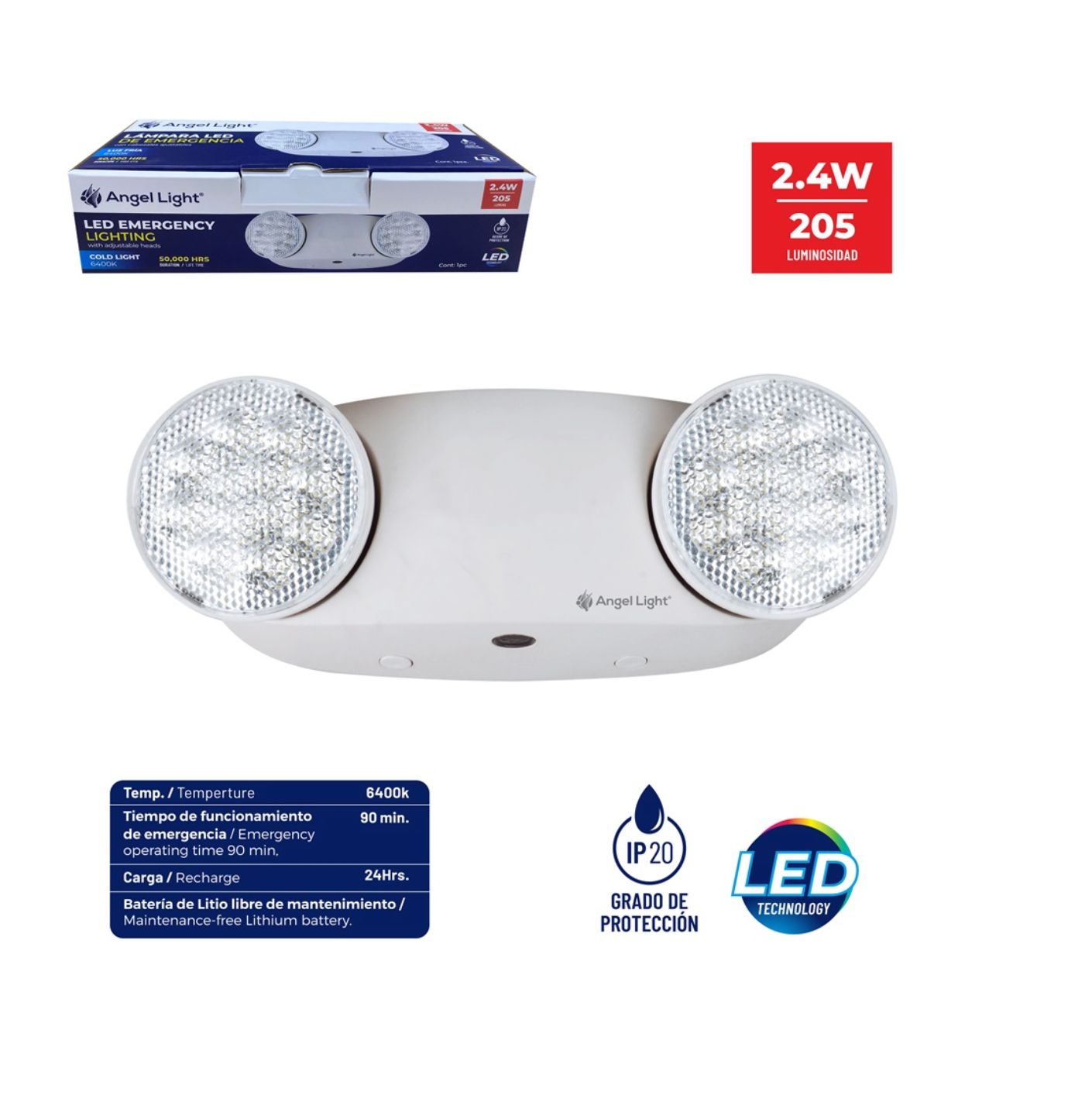 Lámpara de Emergencia LED – AL-JLEU5