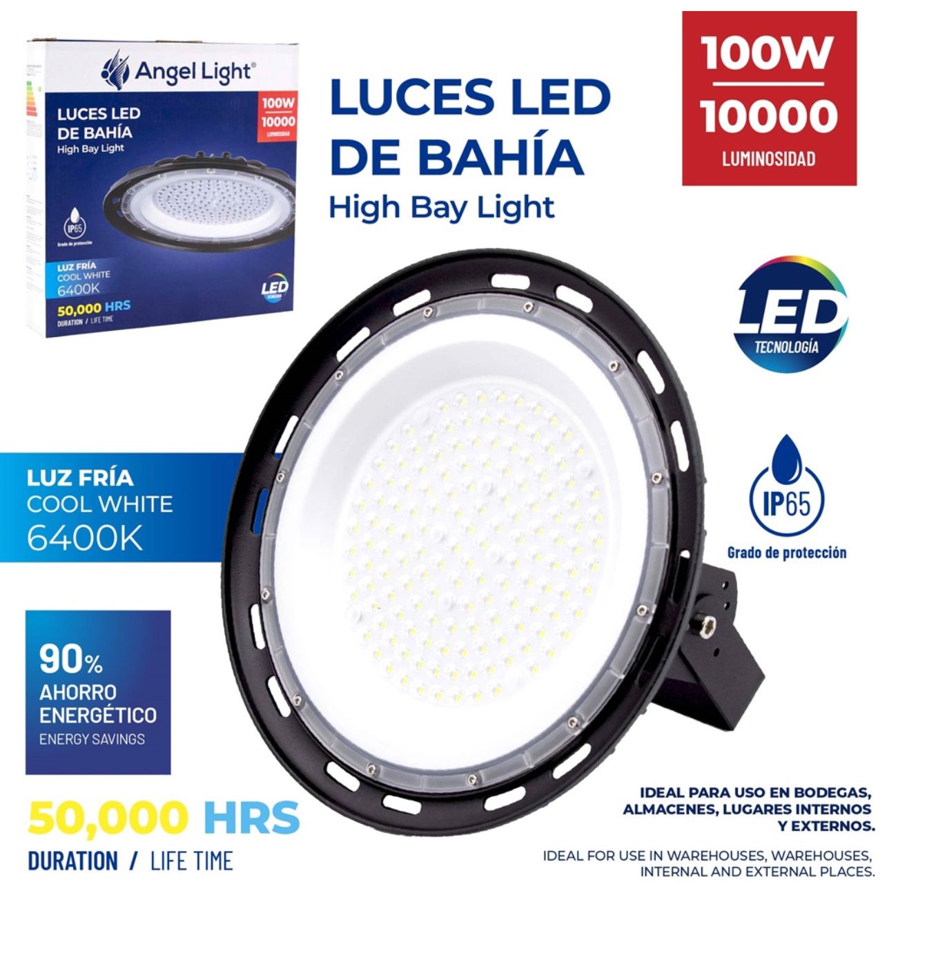 Lámpara LED de Bahía 100W – AL-UFOXR-100W