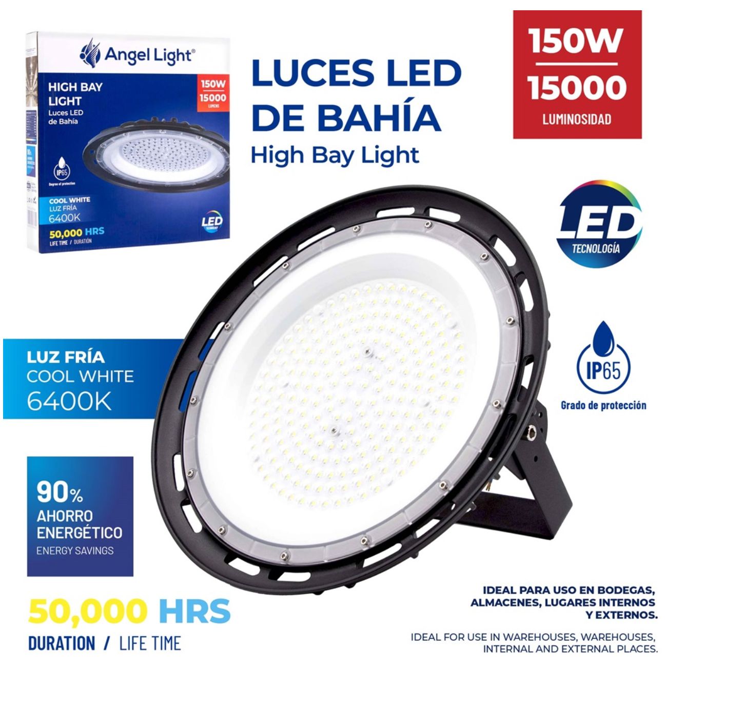 Lámpara LED de Bahía 150W – AL-UFOXR-150W