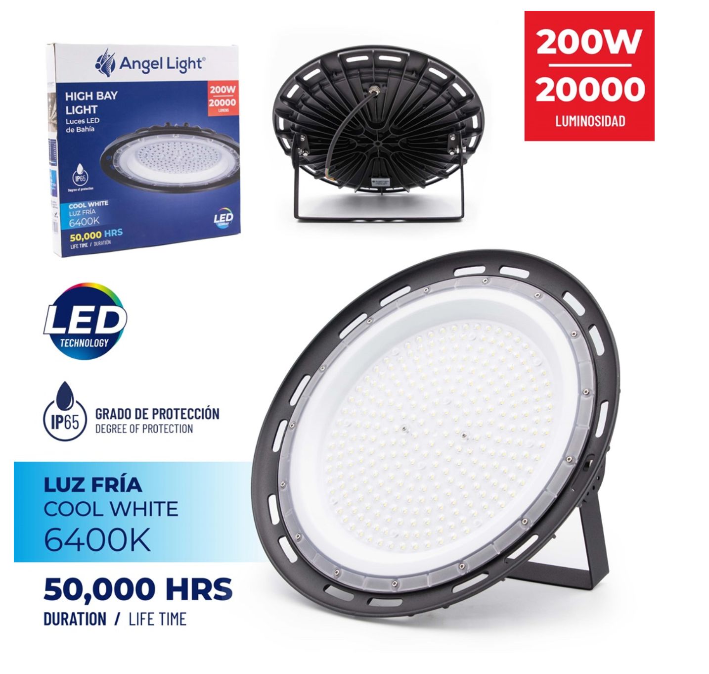 Lámpara LED de Bahía 200W – AL-UFOXR-200W