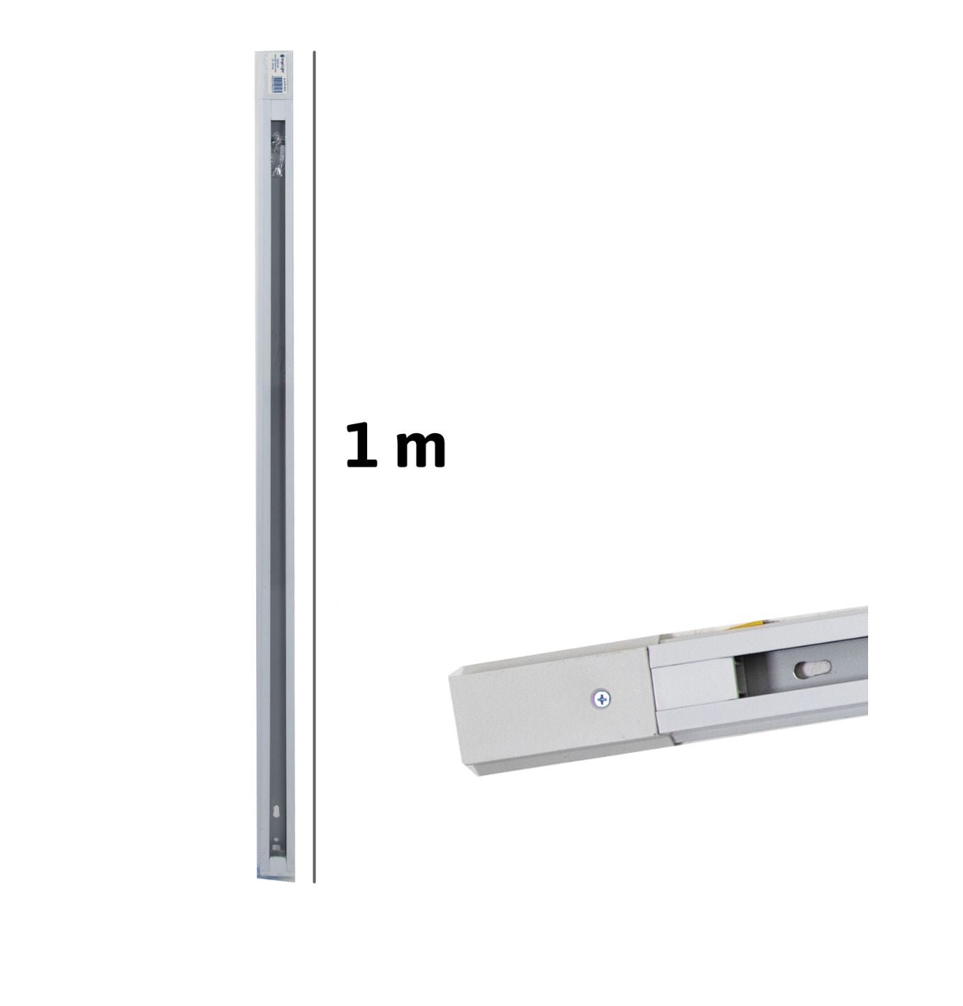 Riel para Lámpara 1 Metro Blanco – AL-SLTR-1M-W